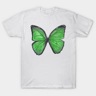 Butterfly - Green T-Shirt